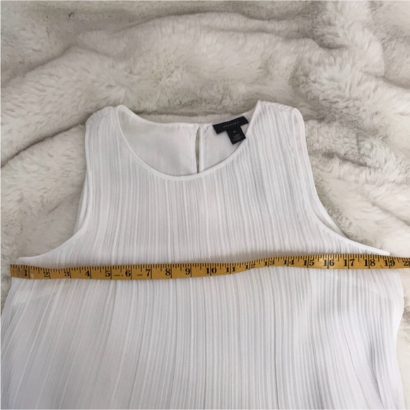 Halogen medium white cleated sleeveless top - Picture 12 of 14